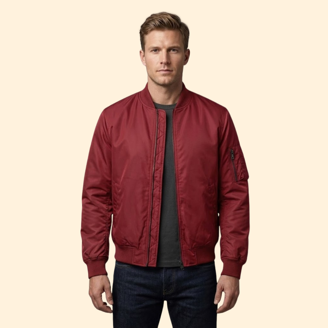 Men’s Lined Bomber Jacket