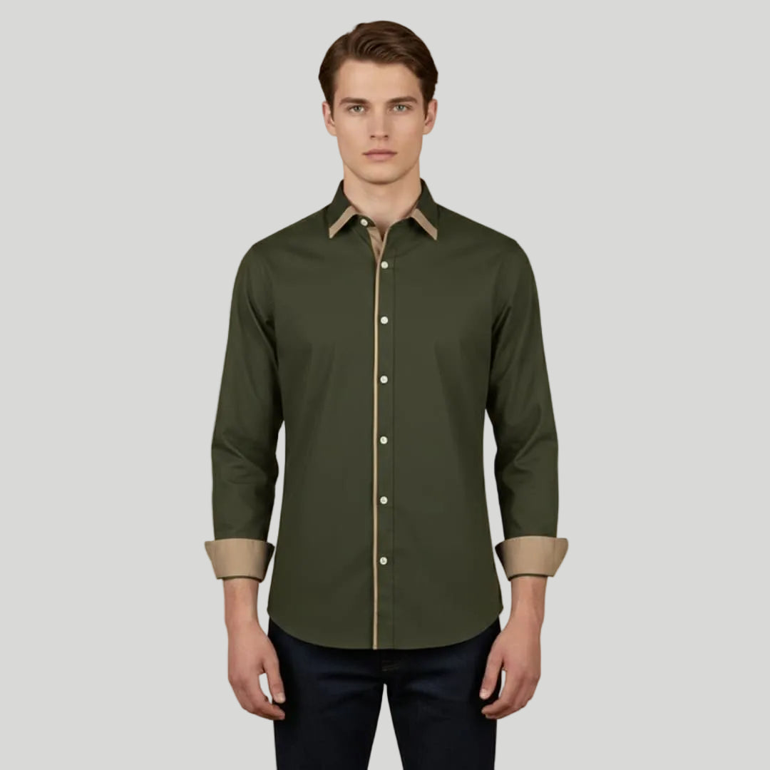 Men's Modern Contrast Shirt