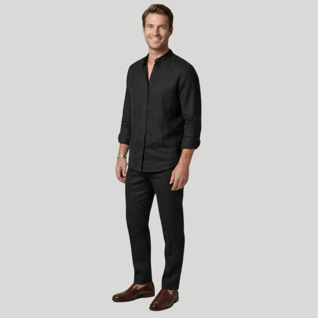 Men's Relaxed Button-Down Set