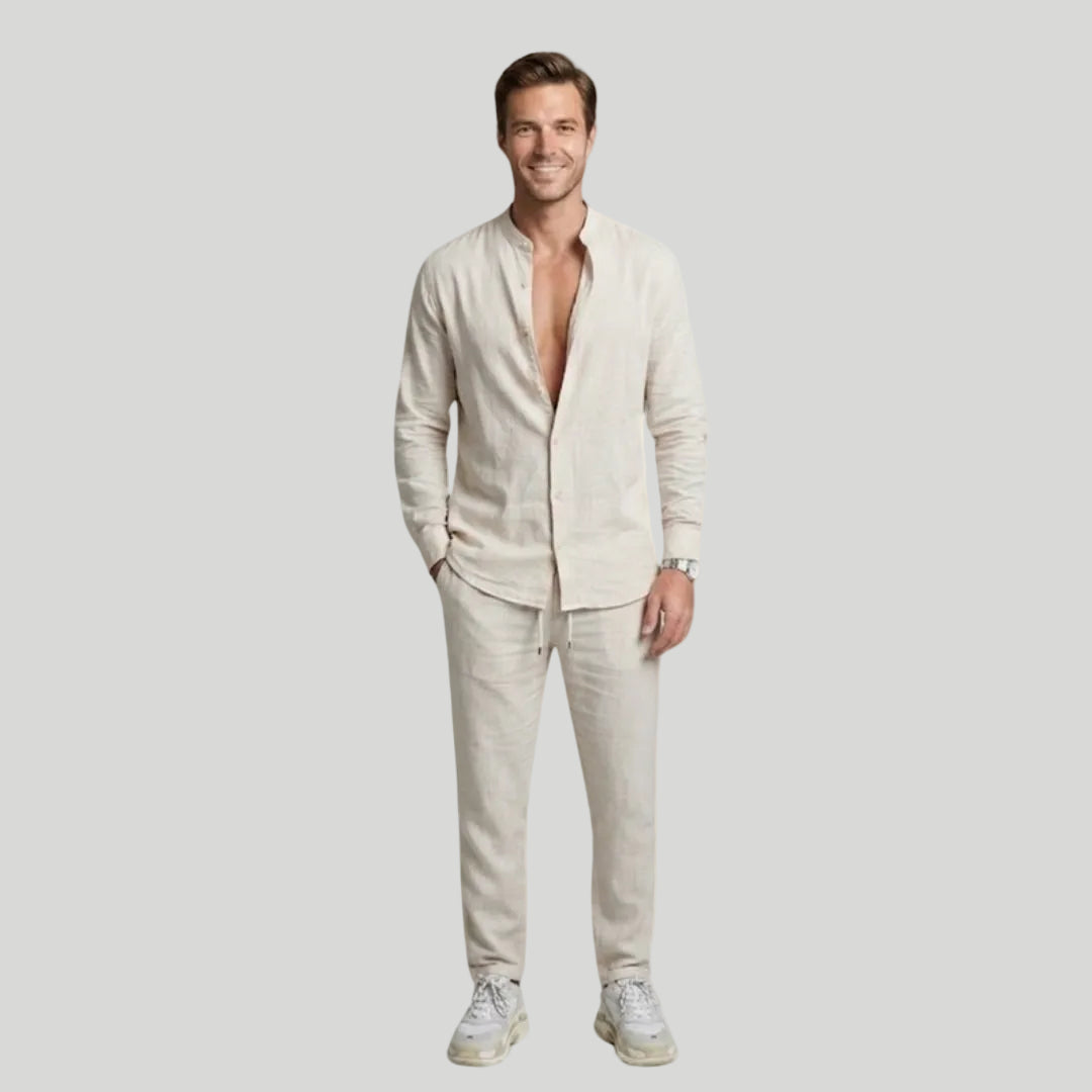 Men's Relaxed Button-Down Set