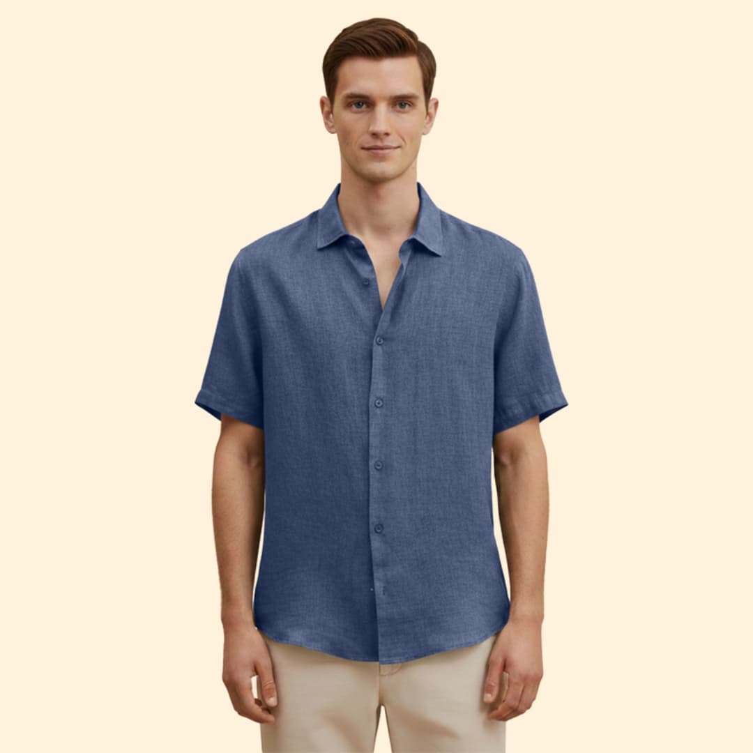 Men's Relaxed Fit Button Shirt