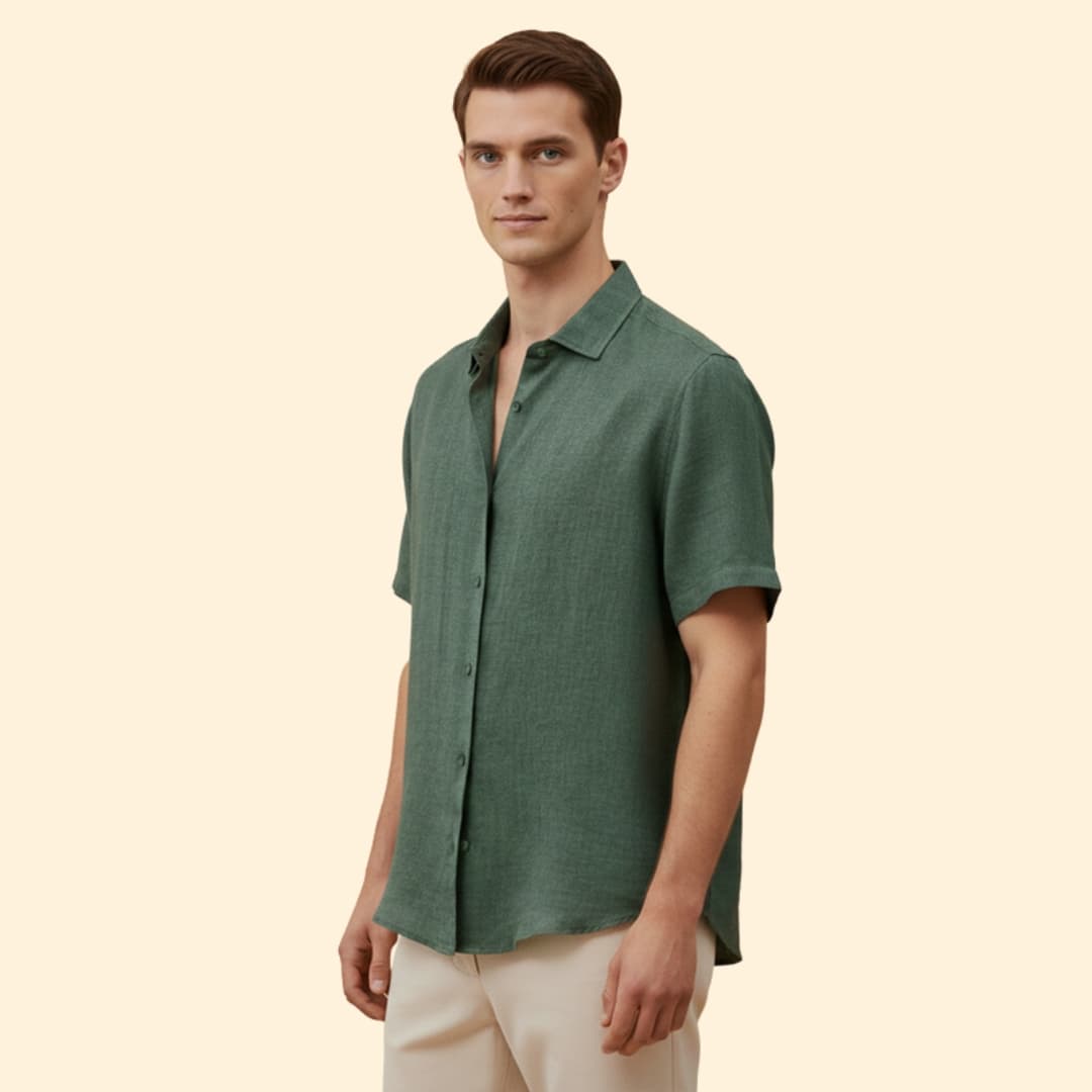 Men's Relaxed Fit Button Shirt