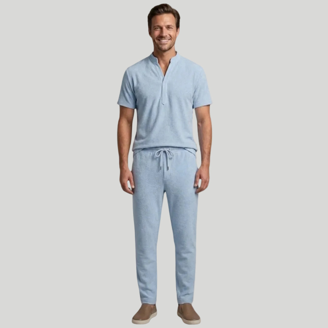 Men's Relaxed Henley Set