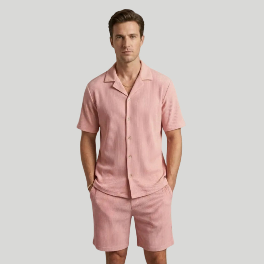 Men’s Ribbed Casual Set