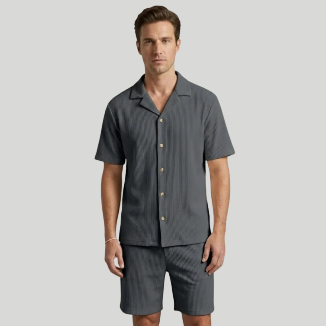 Men’s Ribbed Casual Set