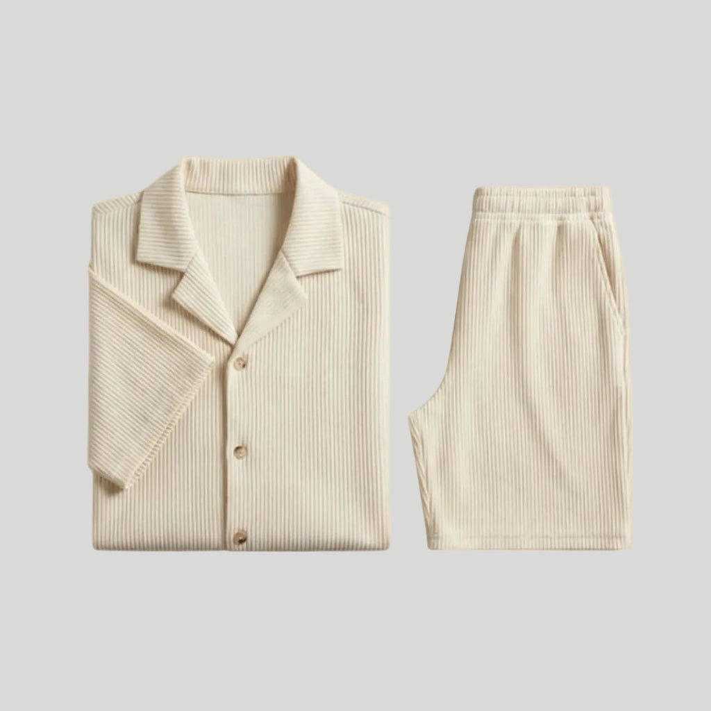Men’s Ribbed Casual Set