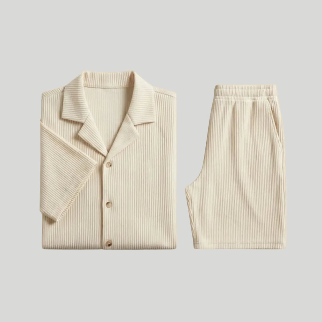 Men’s Ribbed Casual Set