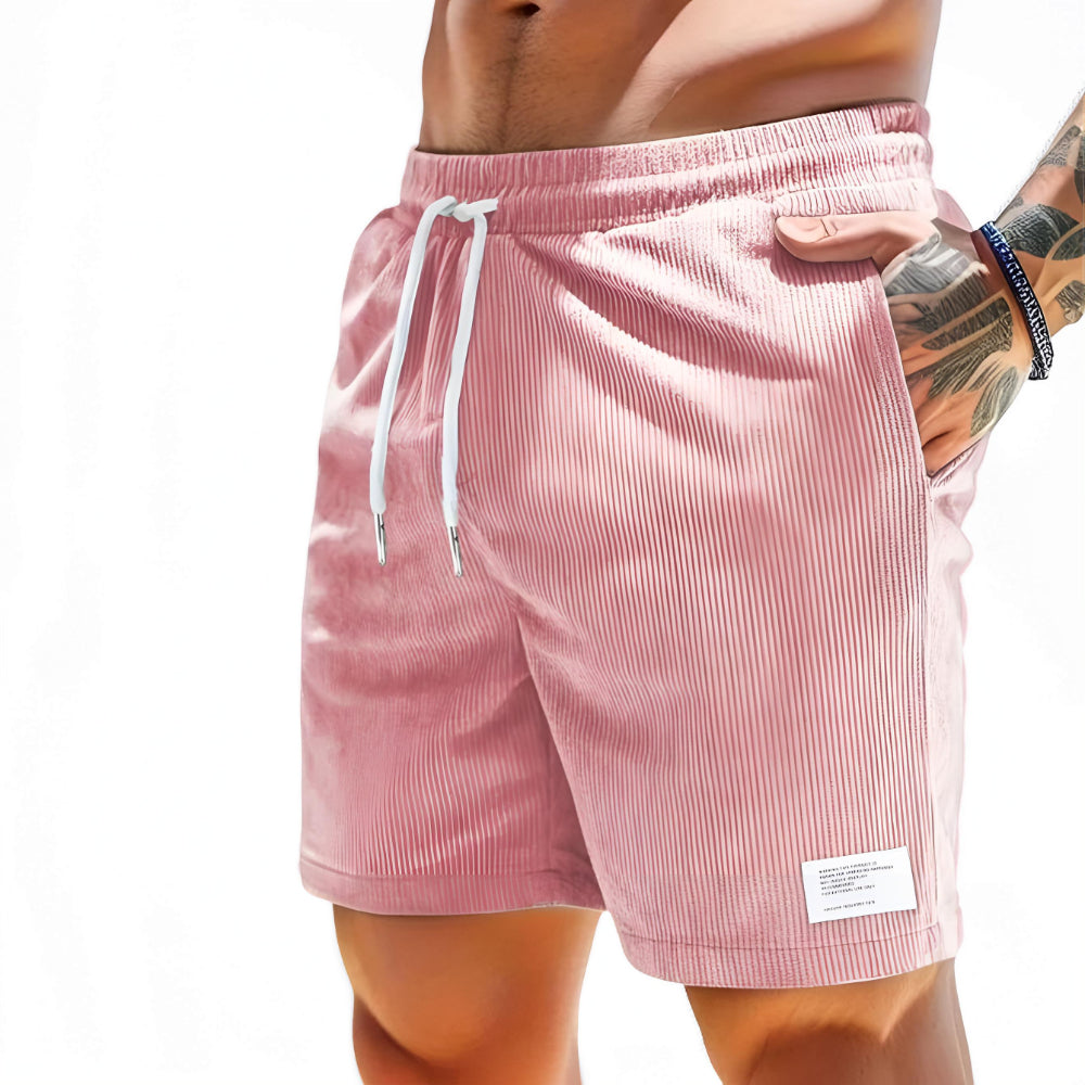 Men's Relaxed Fit Shorts Drawstring Elastic Waist Casual Everyday Beach Holiday Loungewear Chino Comfort Versatile Renner