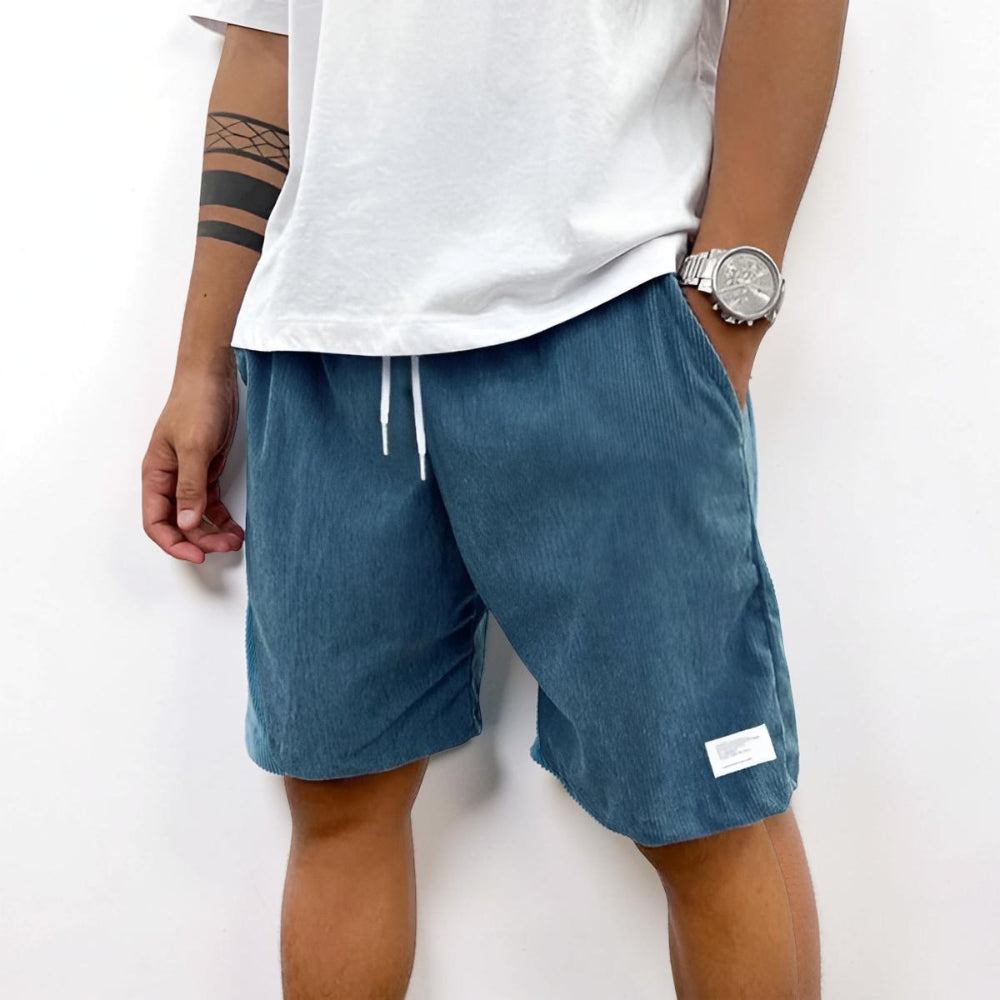 Men's Relaxed Fit Shorts Drawstring Elastic Waist Casual Everyday Beach Holiday Loungewear Chino Comfort Versatile Renner