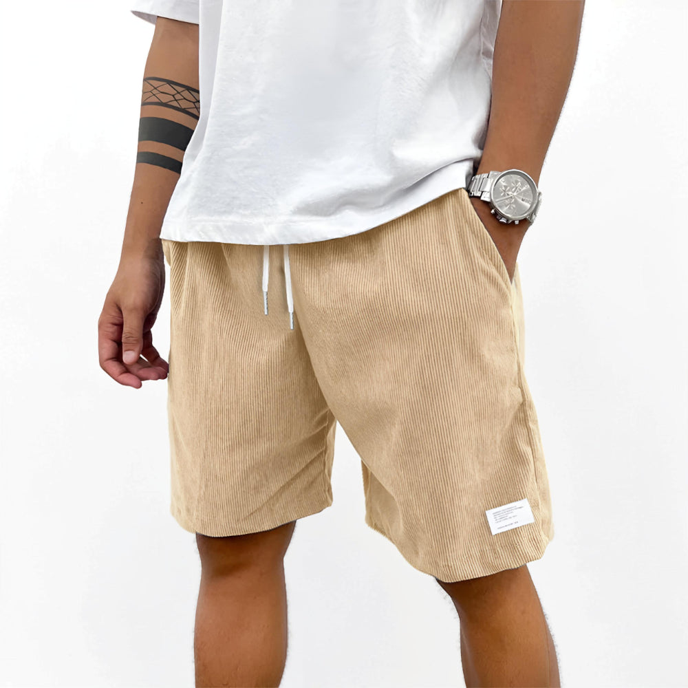 Men's Relaxed Fit Shorts Drawstring Elastic Waist Casual Everyday Beach Holiday Loungewear Chino Comfort Versatile Renner