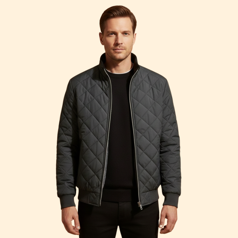 Men's Stand-Up Collar Bomber Jacket