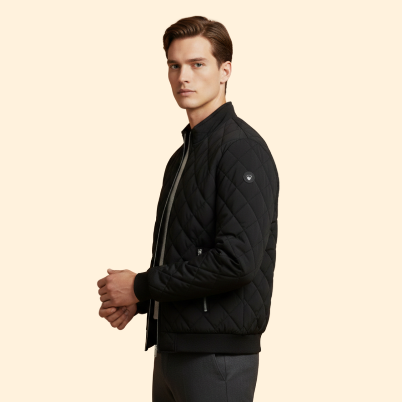 Men's Stand-Up Collar Bomber Jacket