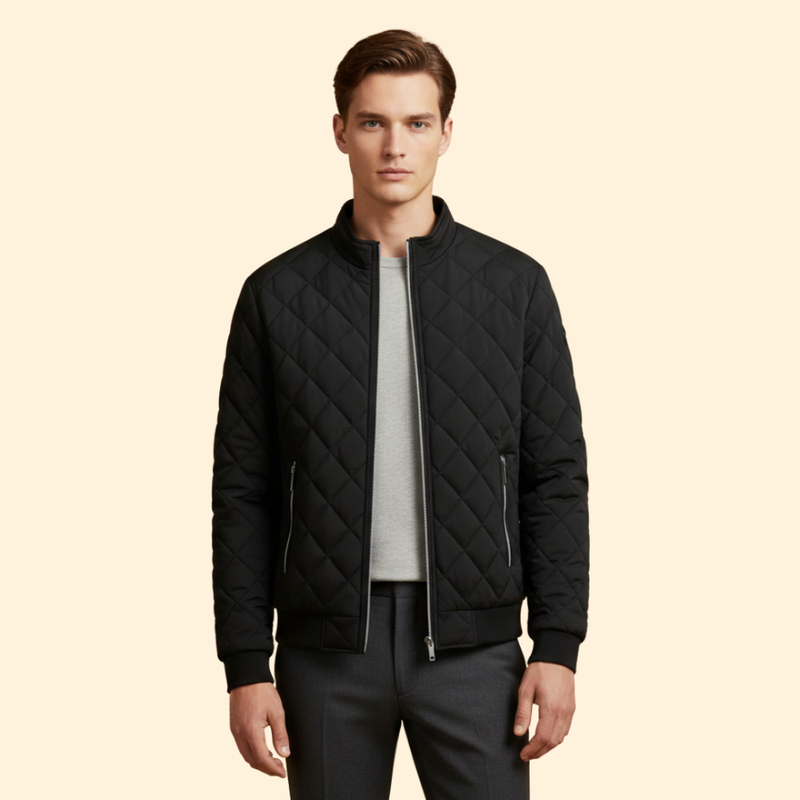 Men's Stand-Up Collar Bomber Jacket