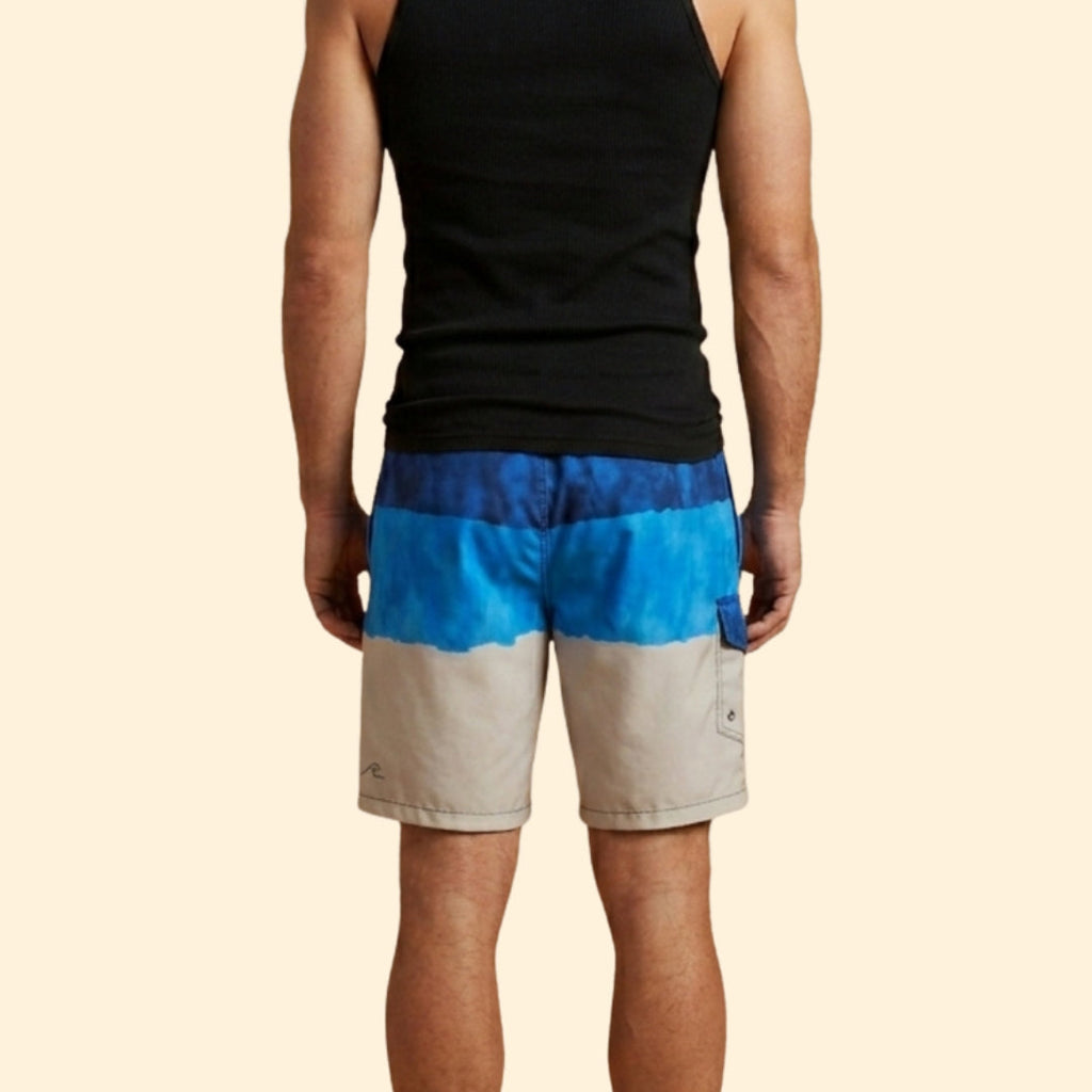 Men's Striped Swim Shorts