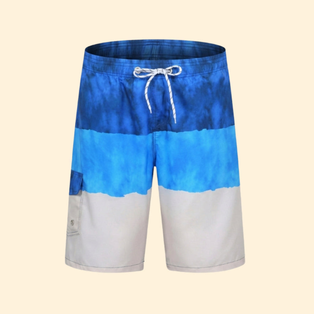 Men's Striped Swim Shorts
