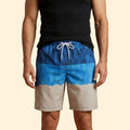 Men's Striped Swim Shorts