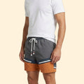 Men's Striped Swim Shorts