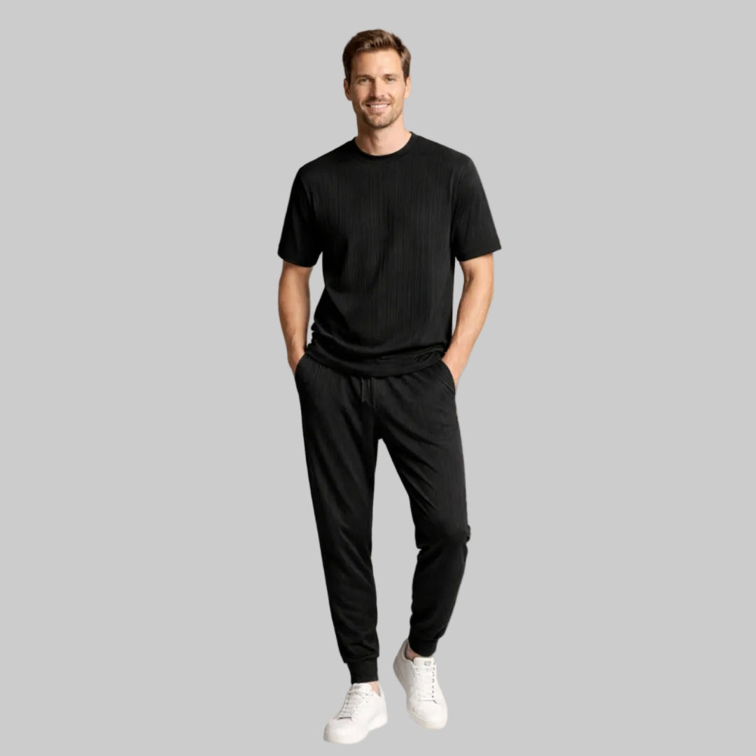 Men's Striped T-Shirt Set