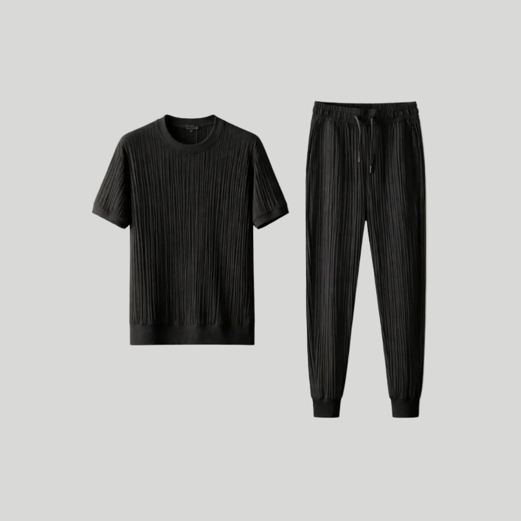 Men's Striped T-Shirt Set