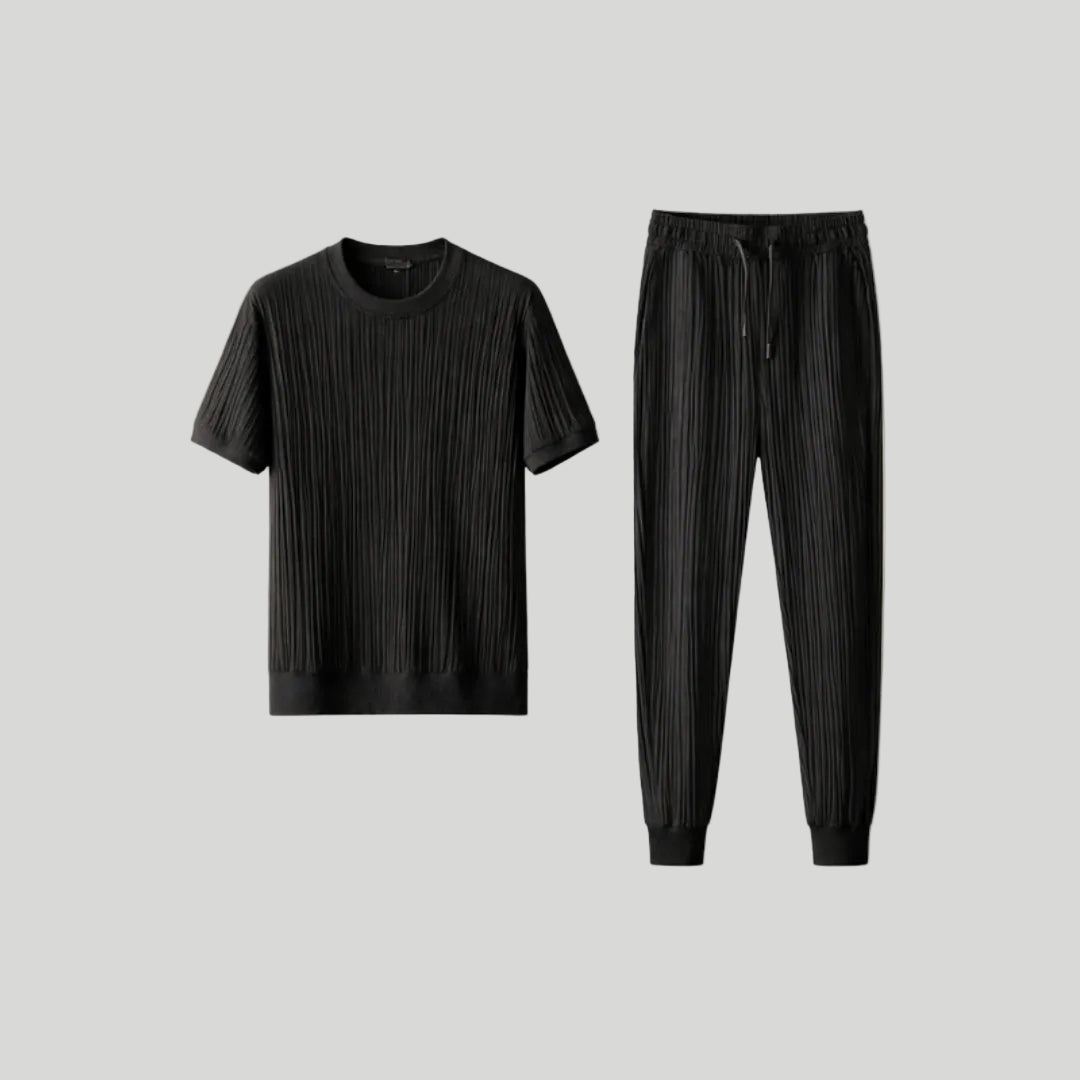 Men's Striped T-Shirt Set