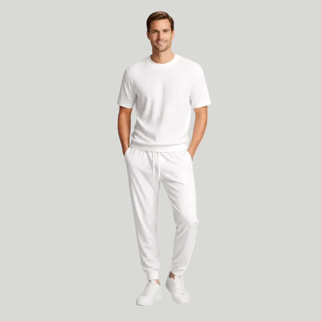 Men's Striped T-Shirt Set