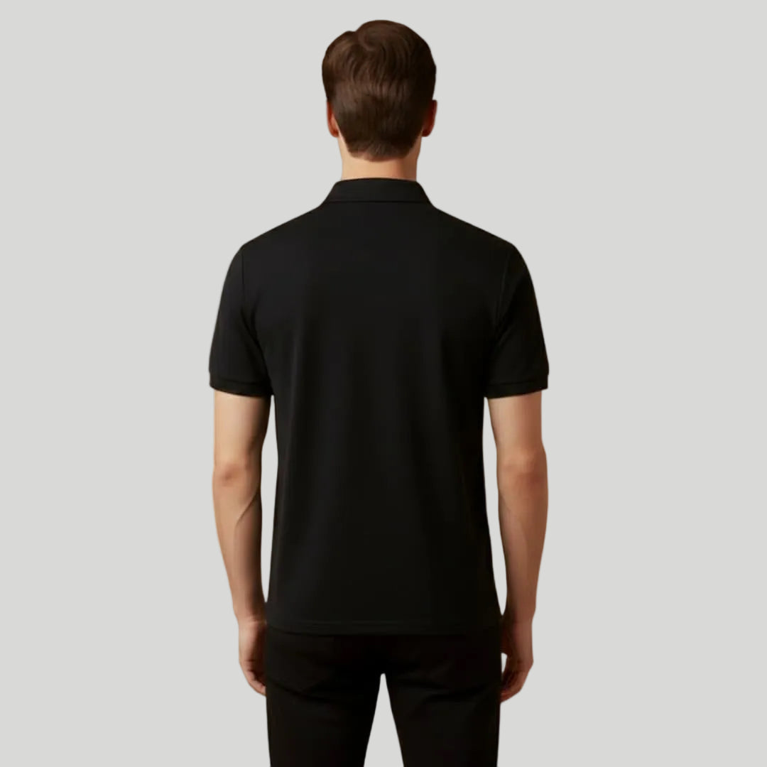 Men's Stylish Zip-Up Polo