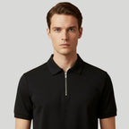 Men's Stylish Zip-Up Polo