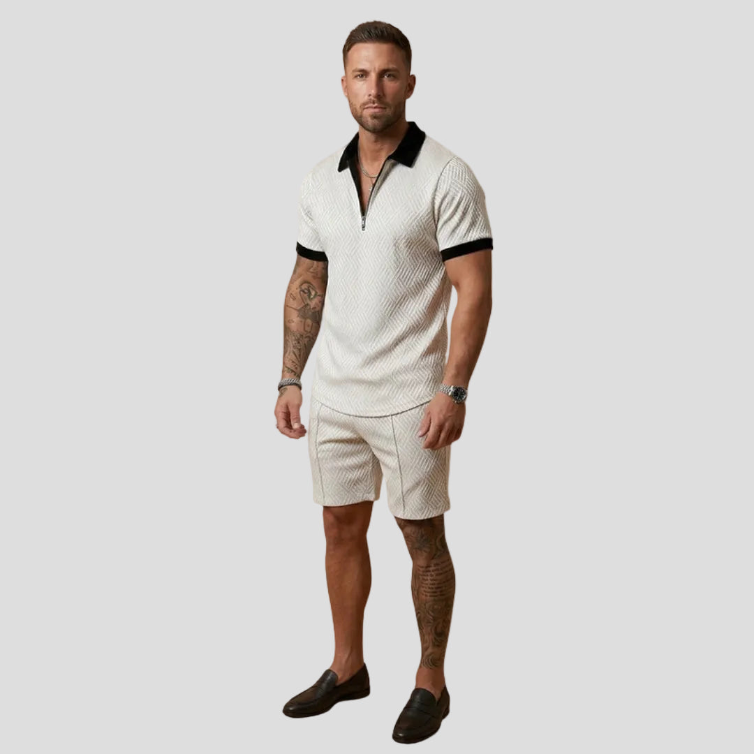 Men’s Stylish Zip-Up Set