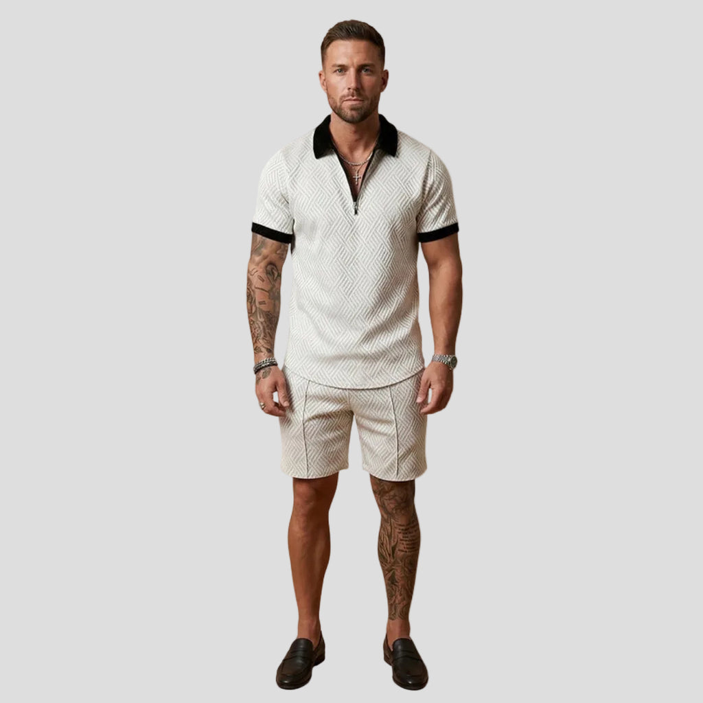 Men’s Stylish Zip-Up Set
