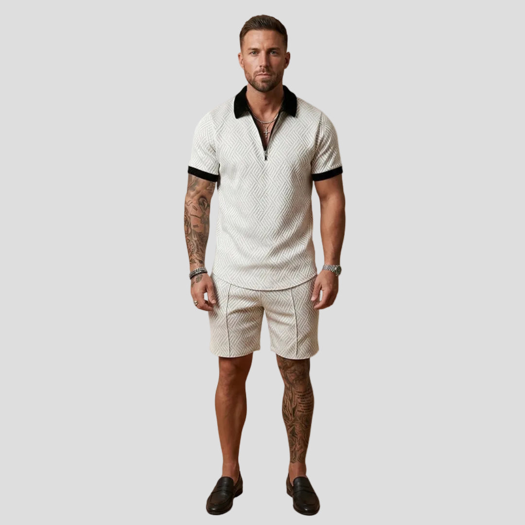 Men’s Stylish Zip-Up Set