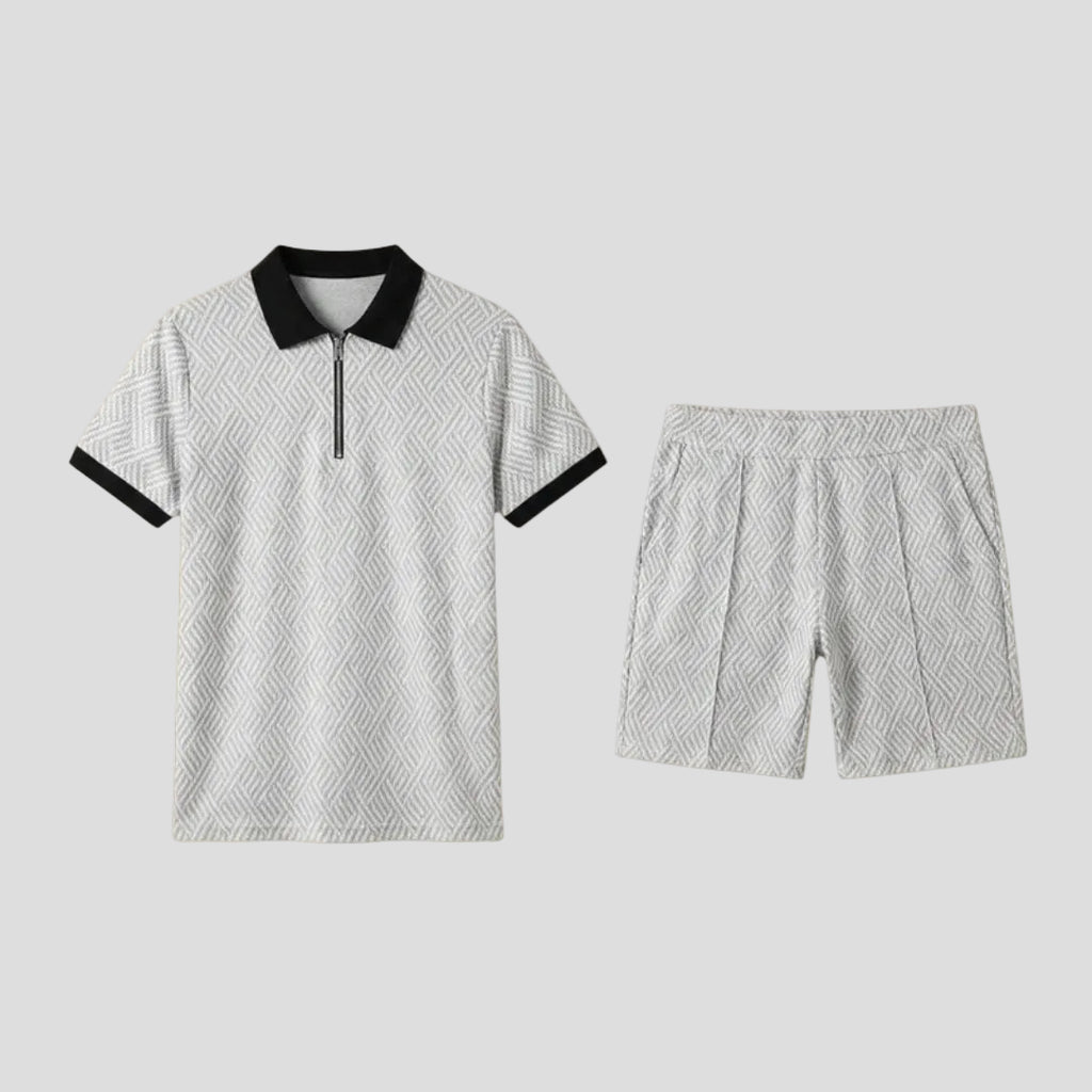 Men’s Stylish Zip-Up Set