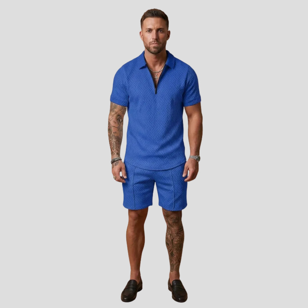 Men’s Stylish Zip-Up Set