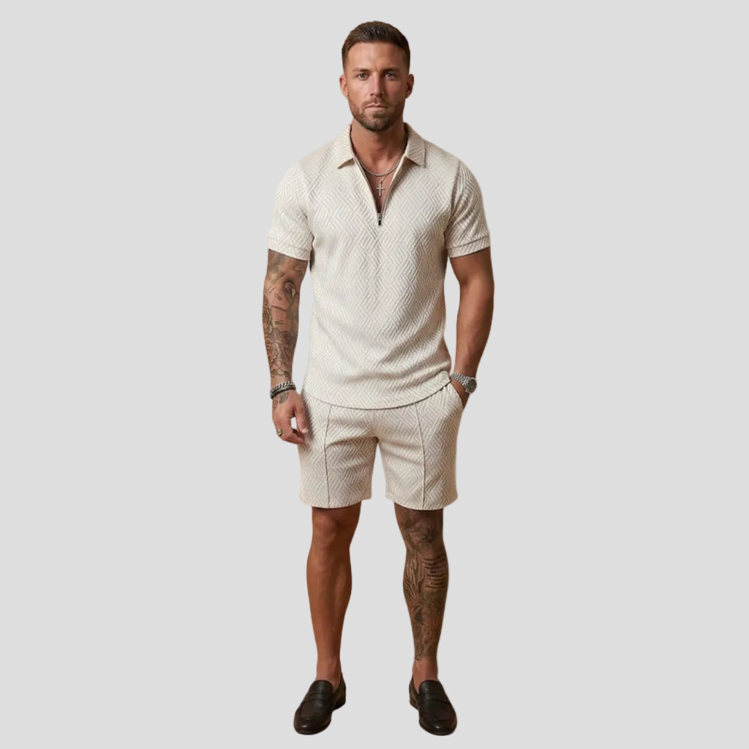 Men’s Stylish Zip-Up Set