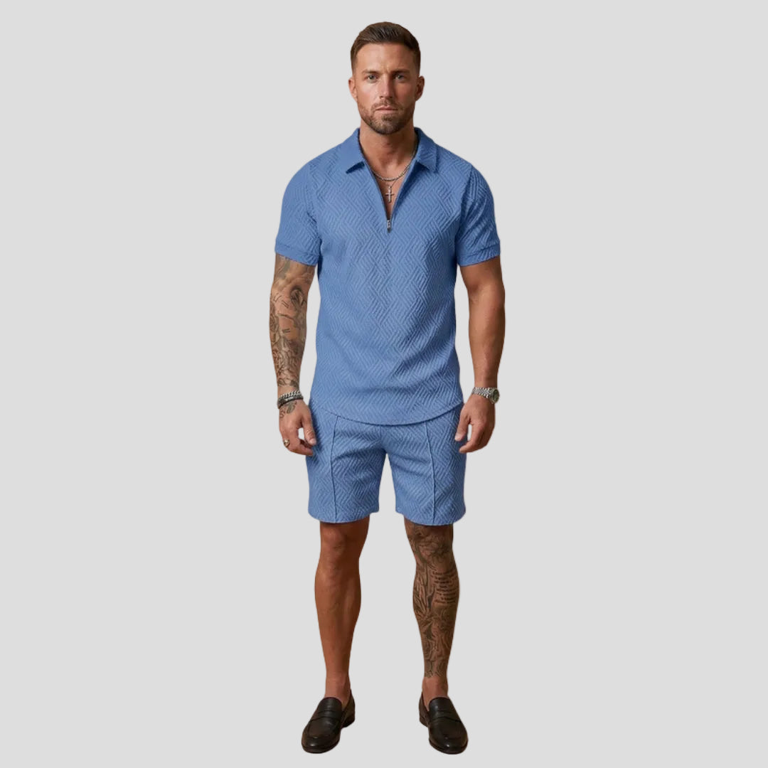Men’s Stylish Zip-Up Set