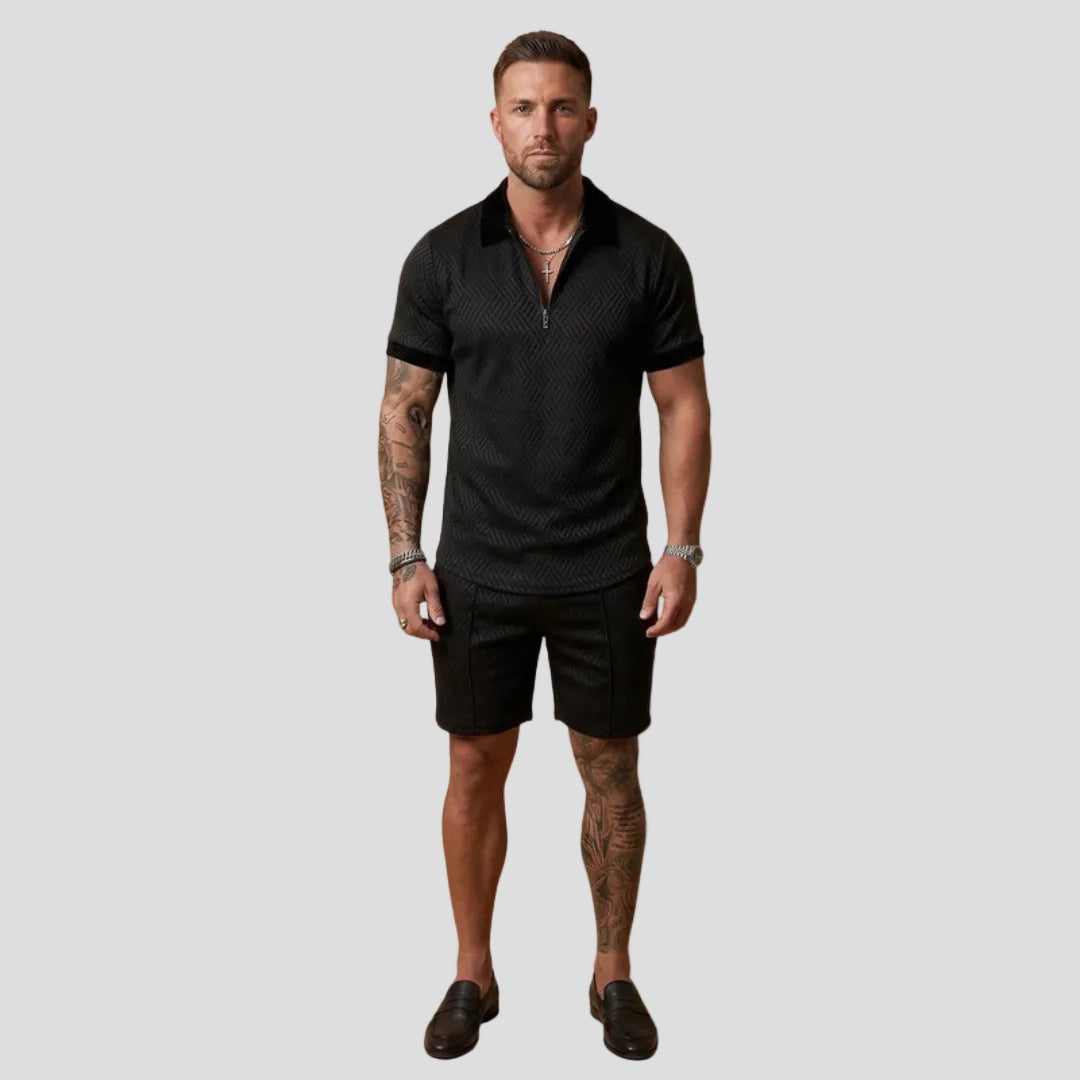 Men’s Stylish Zip-Up Set