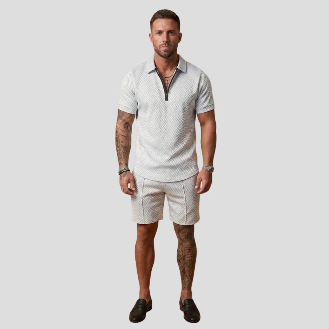 Men’s Stylish Zip-Up Set