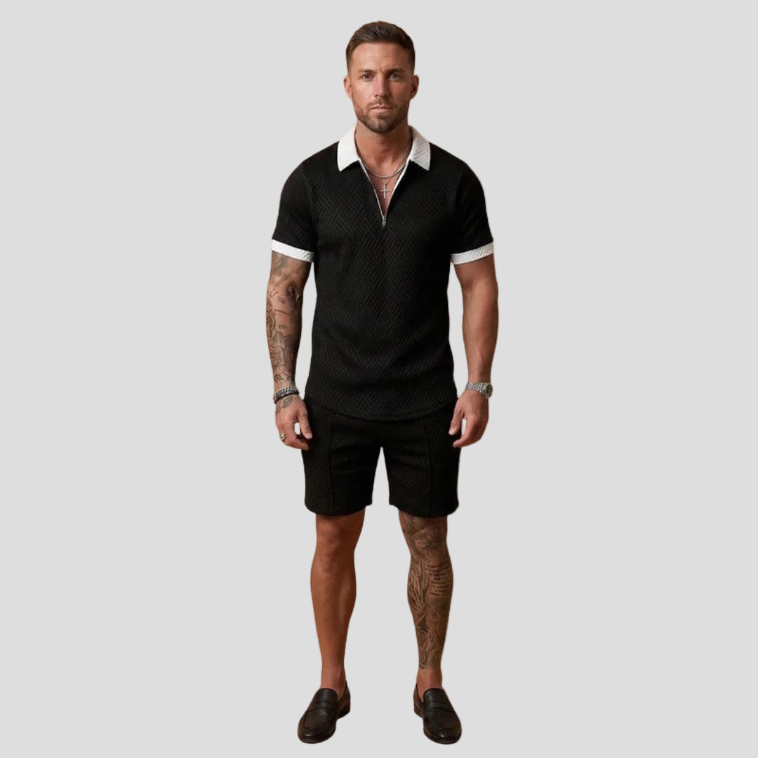 Men’s Stylish Zip-Up Set