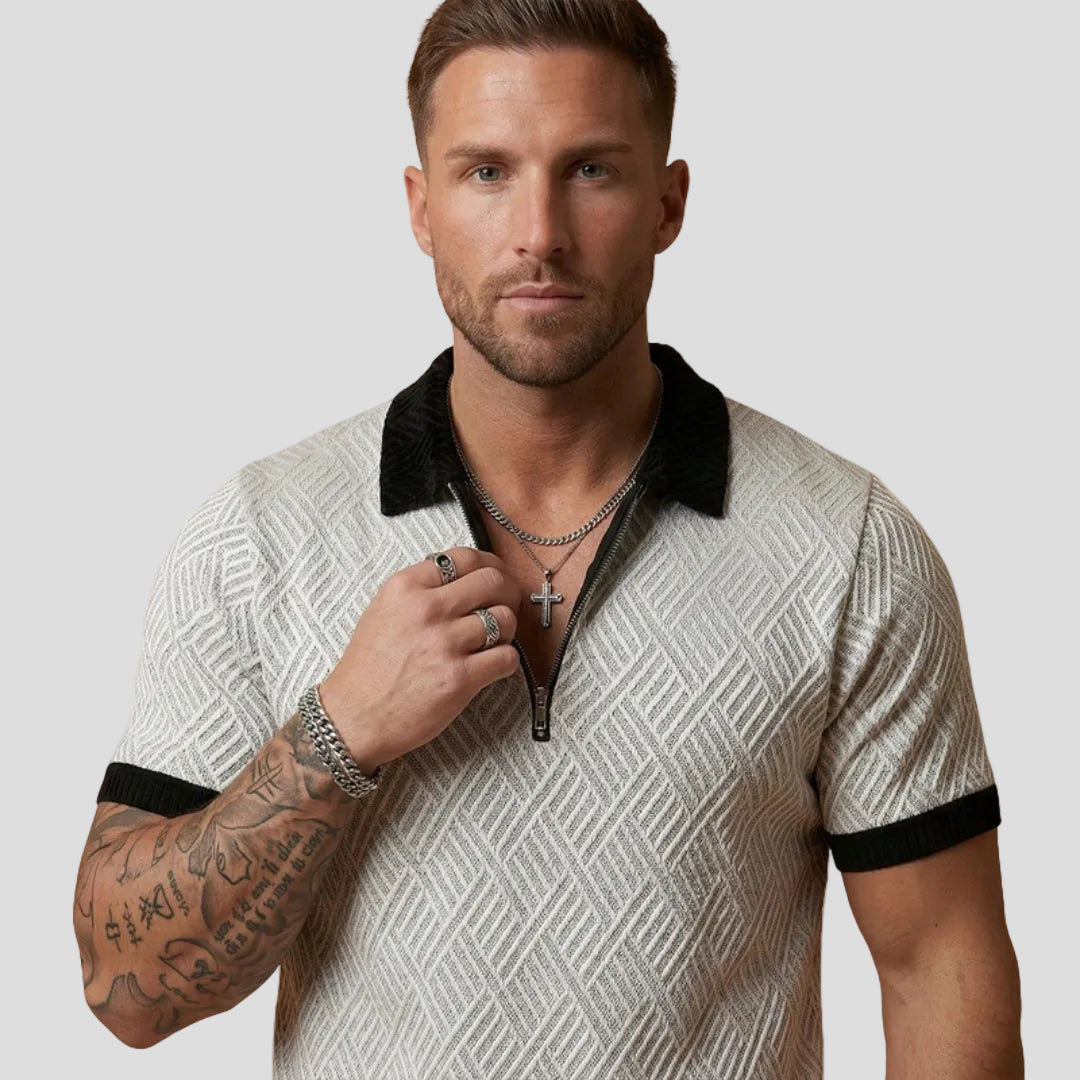 Men’s Stylish Zip-Up Set