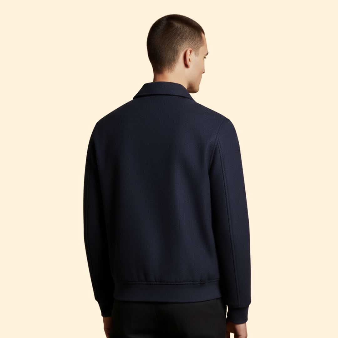 Men's Classic Zipper Bomber Jacket