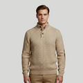 Men's Modern Button Knit Jumper