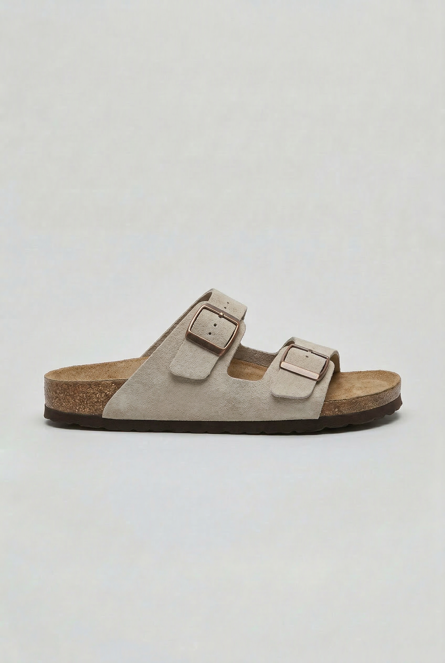Men's Casual Double Buckle Sandals Contoured Footbed Stylish Everyday Wear