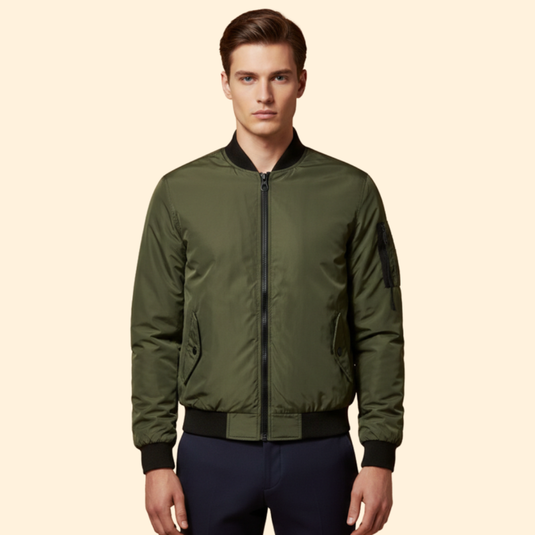 Men’s Windproof Bomber Jacket