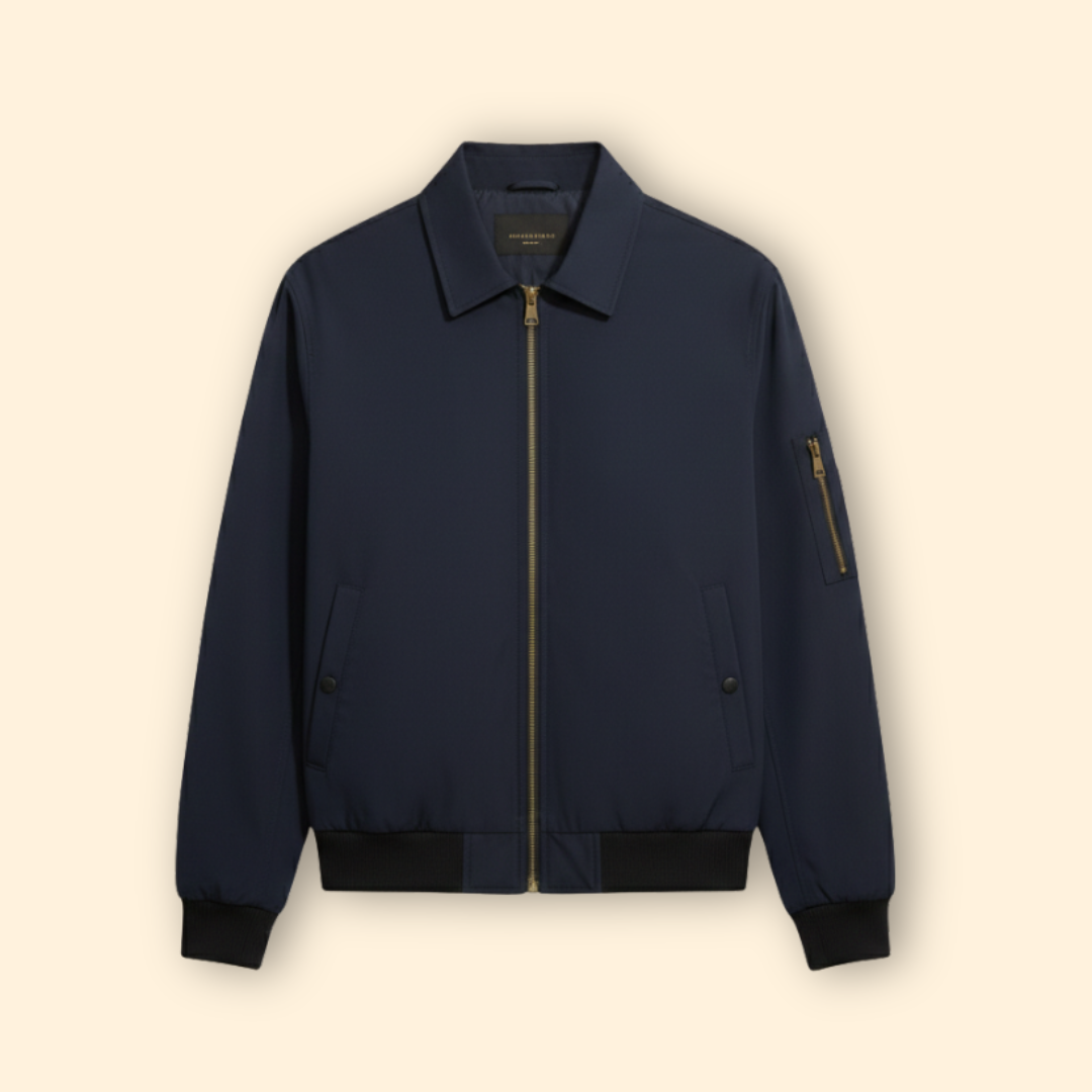 Men’s Zip Pocket Bomber Jacket