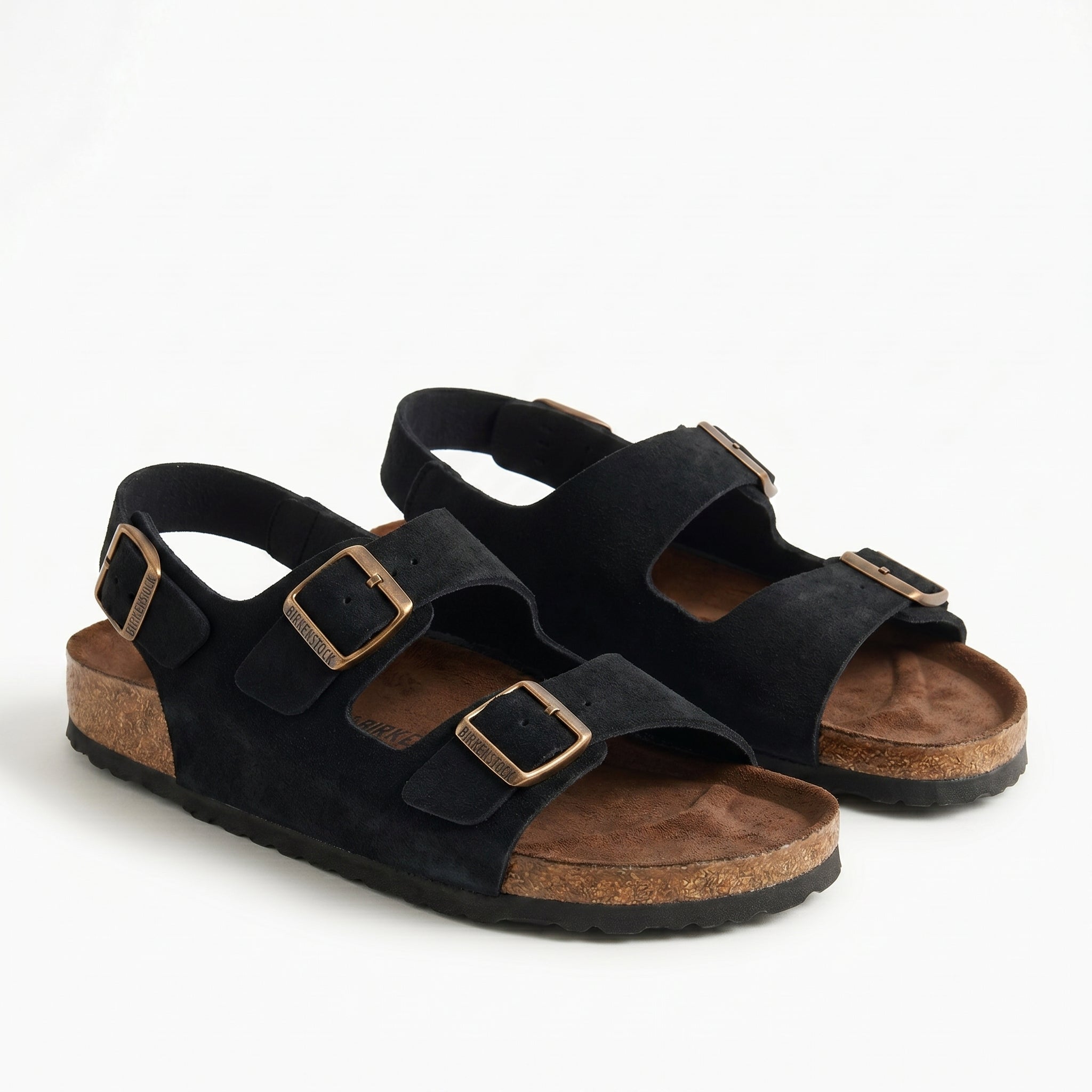 Men's Adjustable Slingback Sandals Cork Sole Casual Everyday Summer