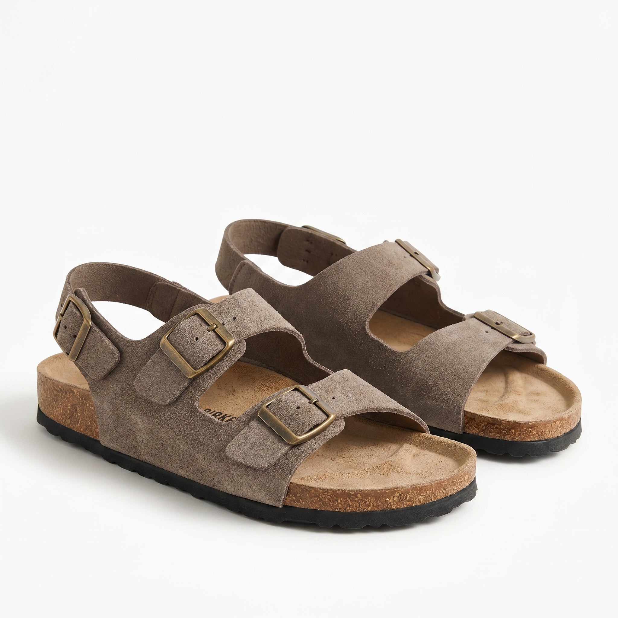Men's Adjustable Slingback Sandals Cork Sole Casual Everyday Summer