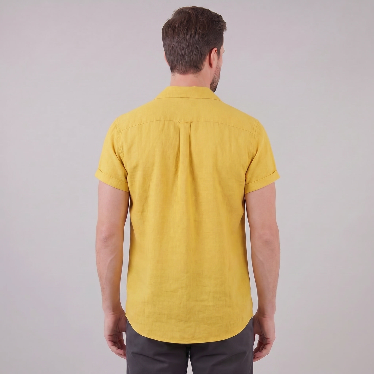 Men's Camp Collar Shirt Short-Sleeve Button-Up Cuban Collar Casual Holiday Beach Smart-Casual Everyday Rocco