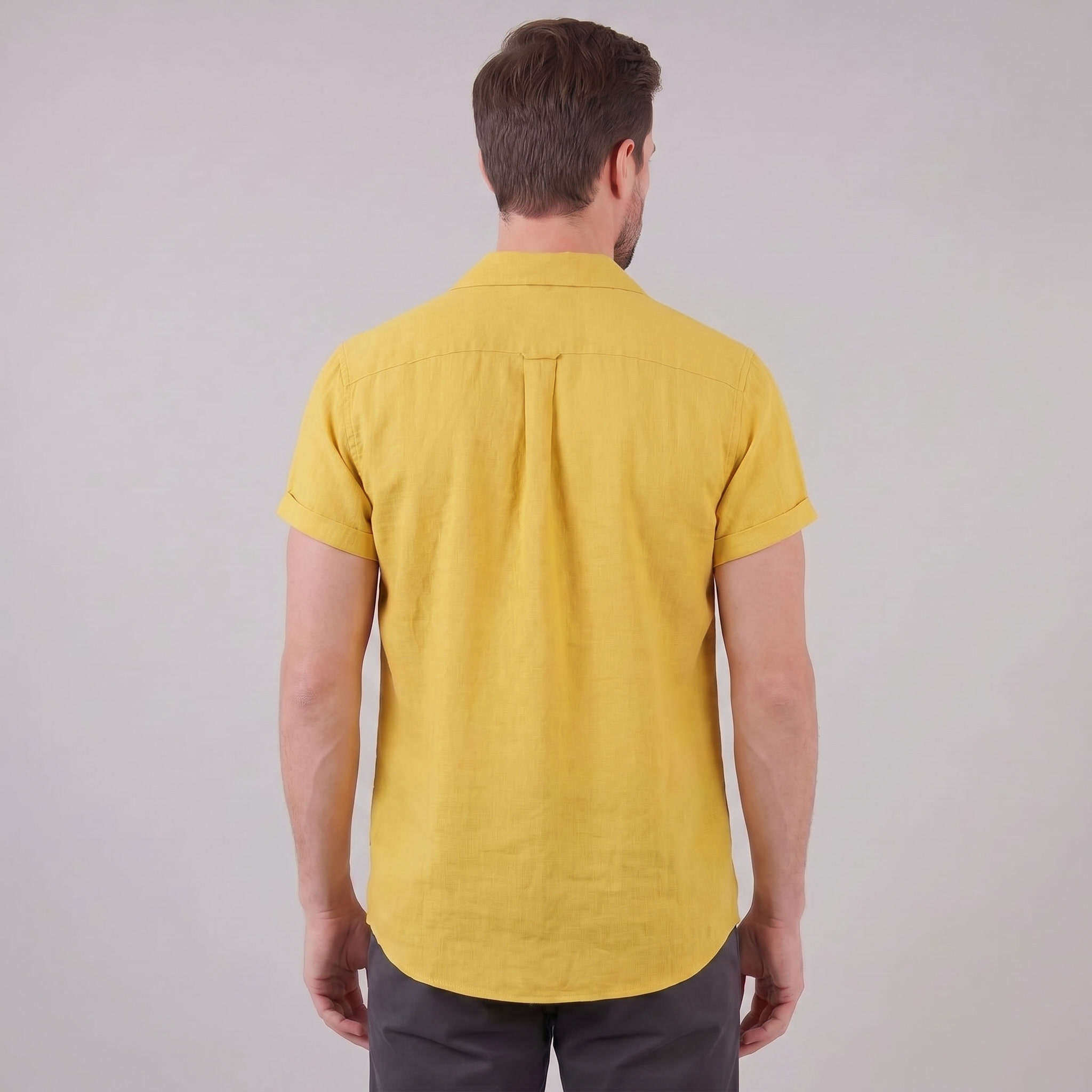 Men’s Casual Camp Collar Shirt | Short-Sleeve