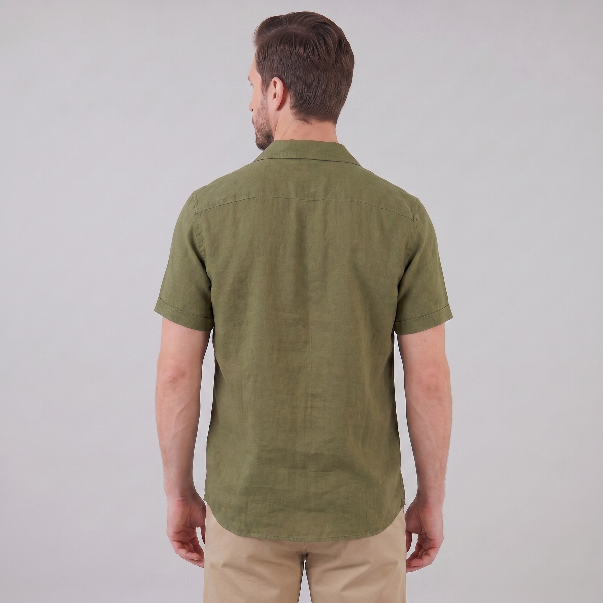 Men’s Casual Camp Collar Shirt | Short-Sleeve