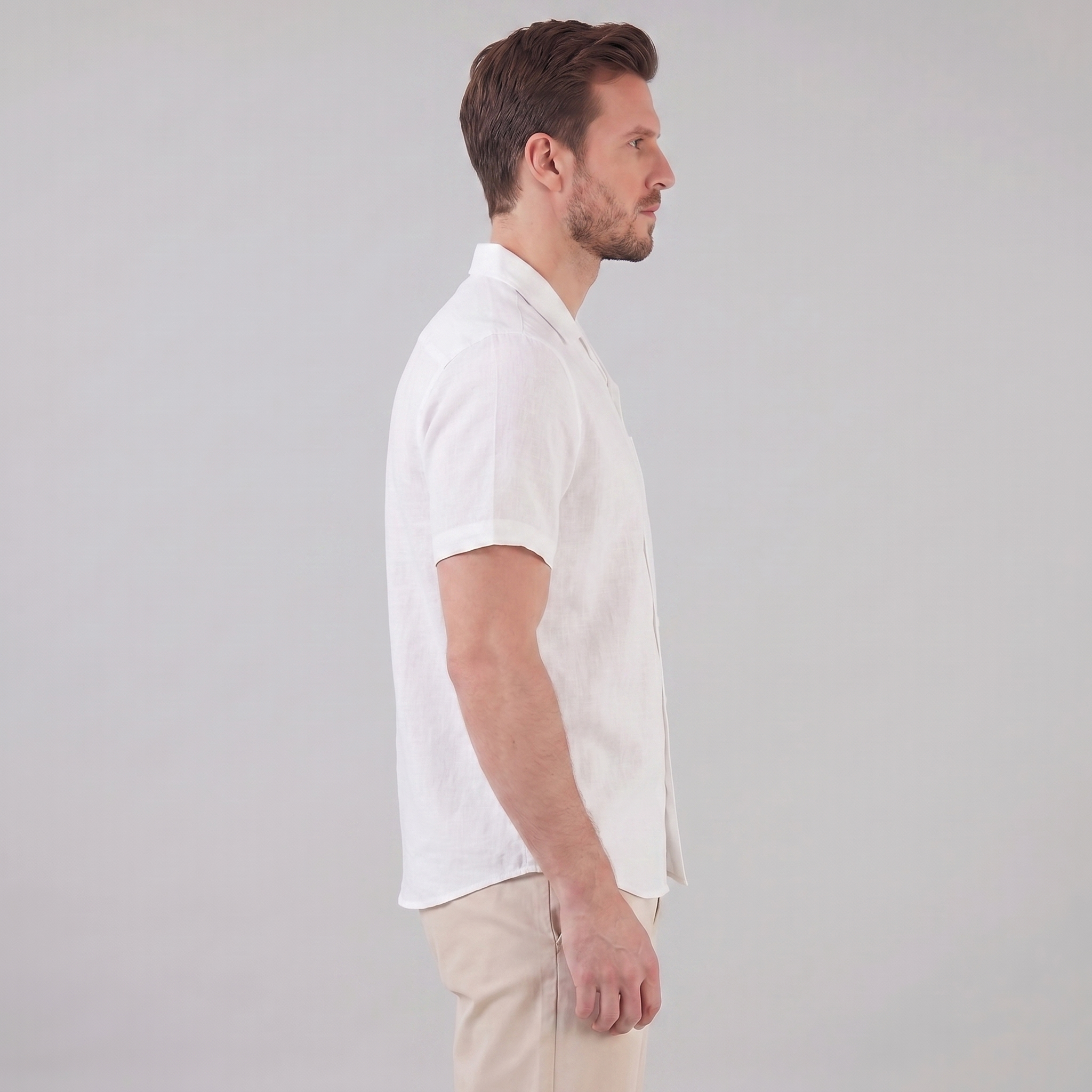 Men’s Casual Camp Collar Shirt | Short-Sleeve