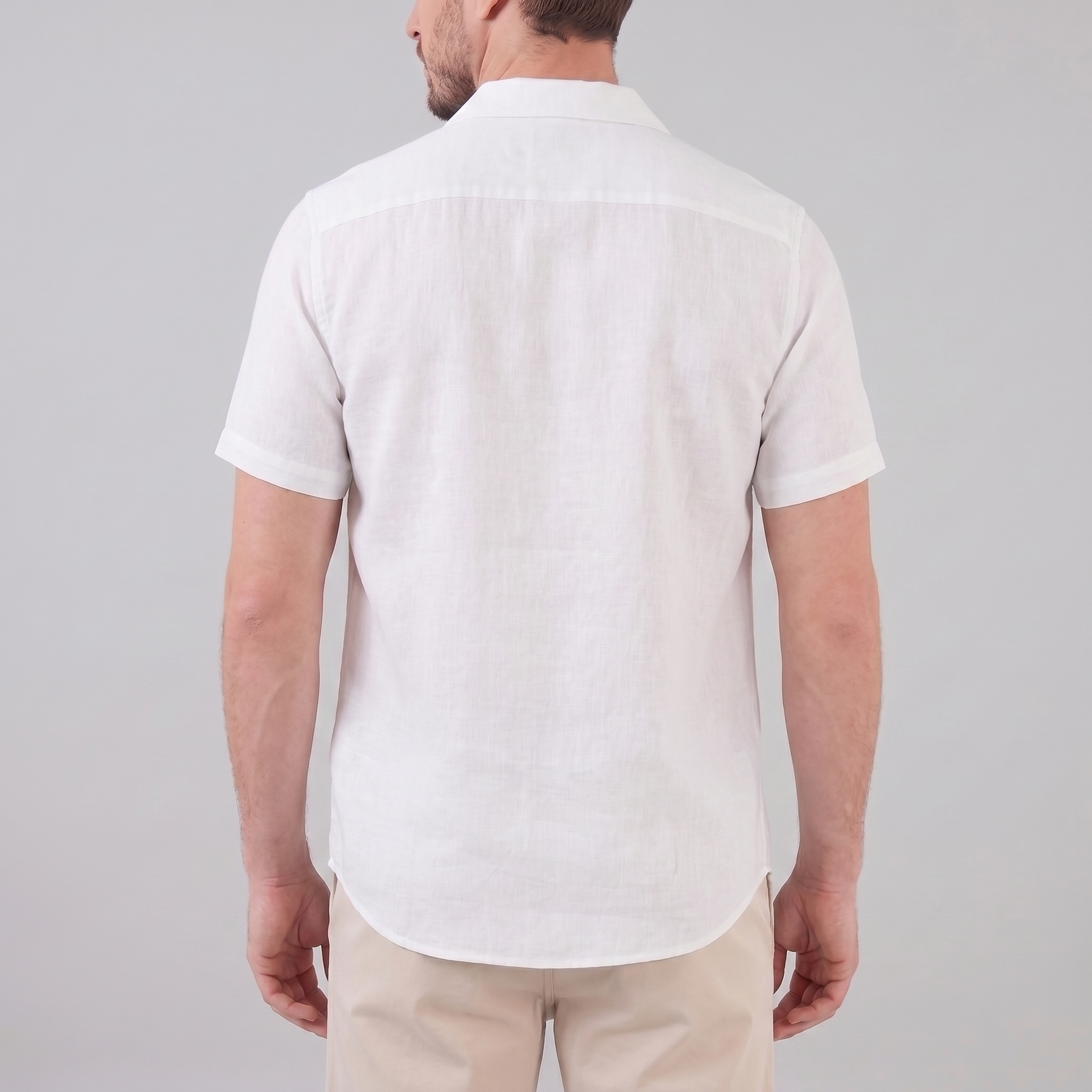 Men’s Casual Camp Collar Shirt | Short-Sleeve